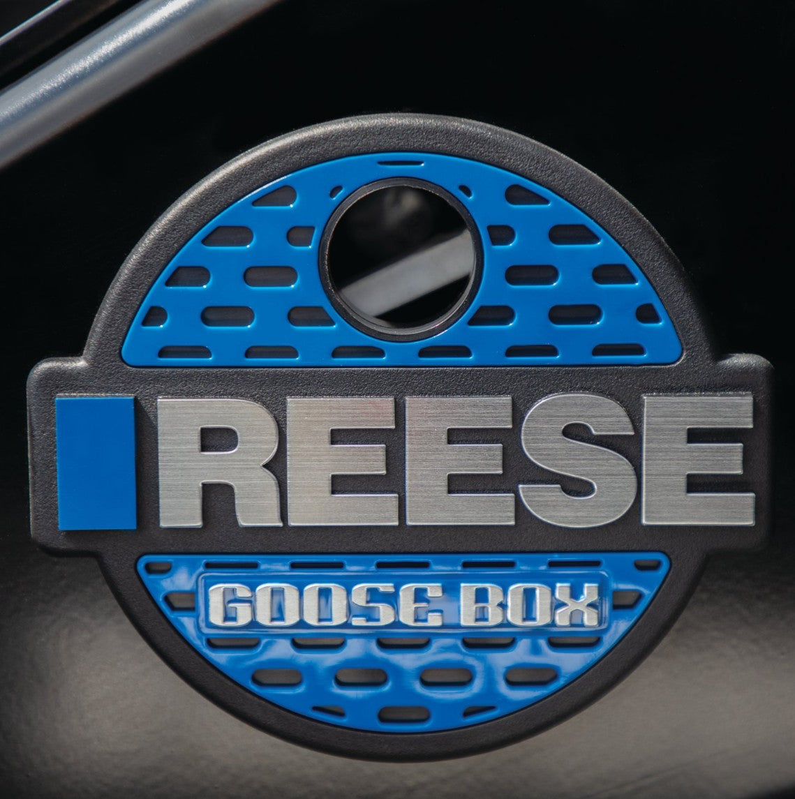 Reese 94920 20K Goose Box (Gen3), Pin Box Convert Fifth Wheel King Pin Hitch to Gooseneck Coupler For Lippert 1621, 1716, 0719, Fabex PB 600 and Rhino Bolt Hole Pattern