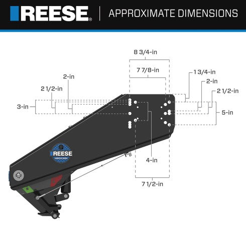 94980 Goose Box 5th Wheel Pin Box, Air Ride 22,500 lbs. Capacity, Fits Lippert (1621, 1716, 0719, Rhino), Fabex PB 600 Series