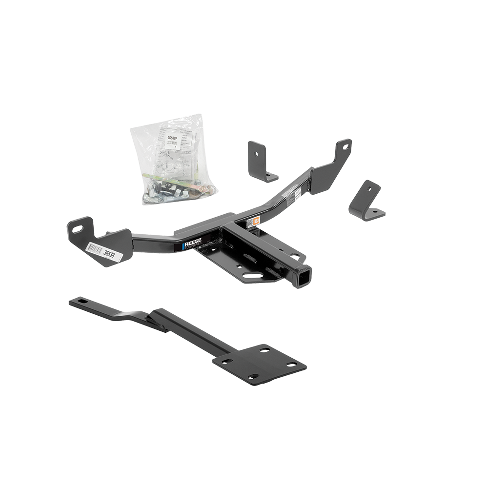 Se adapta al paquete de enganche de remolque Buick LaCrosse 2010-2016 con arnés de cableado plano de 4 + barra de tracción + bola de 1-7/8" + cubierta de enganche de Reese Towpower