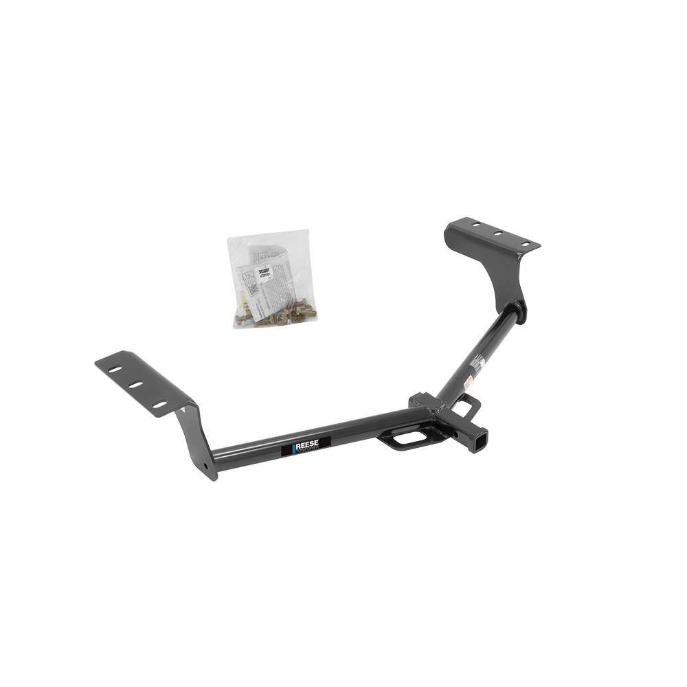 Se adapta al paquete de remolque con enganche para remolque Toyota RAV4 2006-2012 con arnés de cableado de 4 planos + barra de tracción + bola de 2" + soporte de cableado + bloqueo de enganche de Reese Towpower