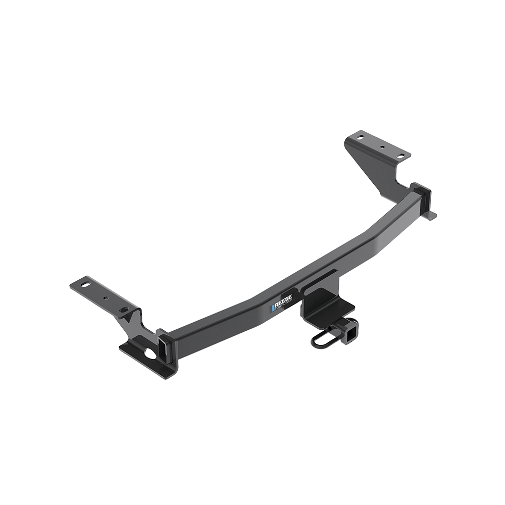 Fits 2017-2023 Mazda CX-5 Trailer Hitch Tow PKG w/ Hitch Adapter 1-1/4" to 2" Receiver + 1/2" Pin & Clip + 60" x 24" Cargo Carrier Rack (Excludes: Diesel Engine Models) By Reese Towpower