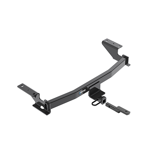 Fits 2017-2023 Mazda CX-5 Trailer Hitch Tow PKG w/ Hitch Adapter 1-1/4" to 2" Receiver + 1/2" Pin & Clip + 60" x 24" Cargo Carrier Rack (Excludes: Diesel Engine Models) By Reese Towpower