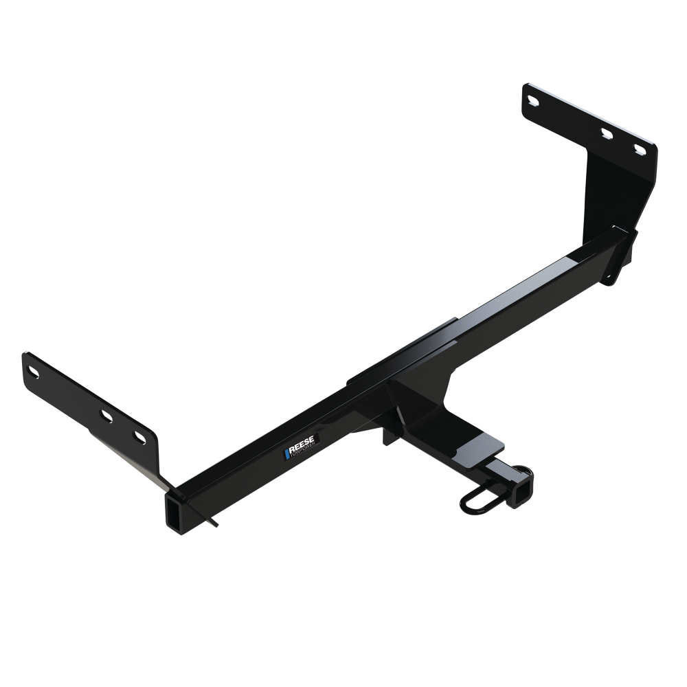 Fits 2021-2023 Nissan Rogue Trailer Hitch Tow PKG w/ 4-Flat Wiring Harness + Draw-Bar + 1-7/8" + 2" Ball + Hitch Cover By Reese Towpower