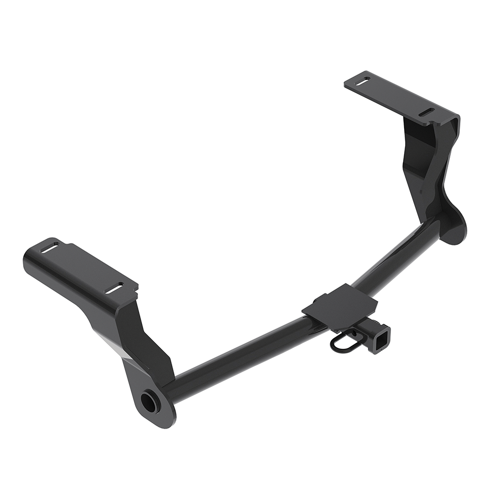 Fits 2016-2023 Subaru Crosstrek Trailer Hitch Tow PKG w/ Hitch Adapter 1-1/4" to 2" Receiver + 1/2" Pin & Clip + 4 Bike Carrier Rack (Excludes: Hybrid Models) By Reese Towpower