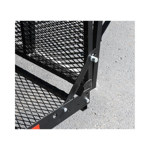 Fits 2019-2023 Lincoln Nautilus Trailer Hitch Tow PKG w/ Cargo Carrier + Bi-Fold Ramp + Hitch Lock By Draw-Tite