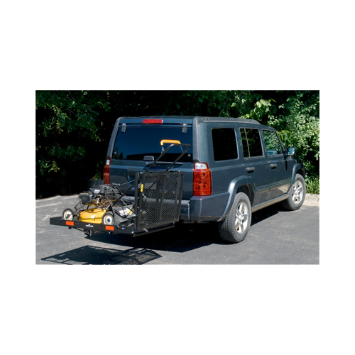 Fits 2003-2007 GMC Sierra 1500 Trailer Hitch Tow PKG w/ Cargo Carrier + Bi-Fold Ramp + Hitch Lock (For (Classic) Models) By Draw-Tite