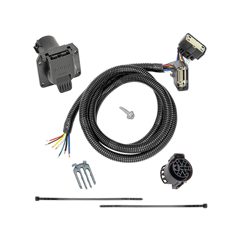 Se adapta al cableado de RV de 7 vías Ford F-150 2015-2020 + control de frenos Tekonsha Voyager + adaptador BC Plug &amp; Play + probador de 7 vías y emulador de remolque de Tekonsha