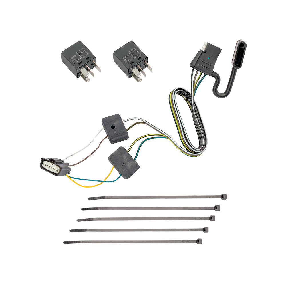 Se adapta a cableado RV de 7 vías Chevrolet Equinox 2018-2021 + control de freno Tekonsha Voyager + adaptador de cableado BC genérico (para modelos con paquete de preparación de remolque de fábrica) de Tekonsha