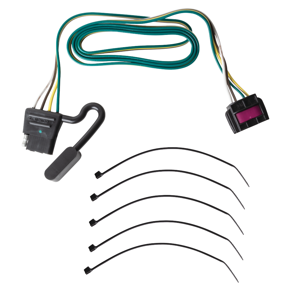 Se adapta al paquete de remolque con enganche de remolque Buick Encore GX 2020-2023 con 4 cables planos + kit de inicio táctico Interlock con caída de 3-1/4" y bola de 2" (para modelos Essence con enchufe de remolque activo) de Draw-Tite