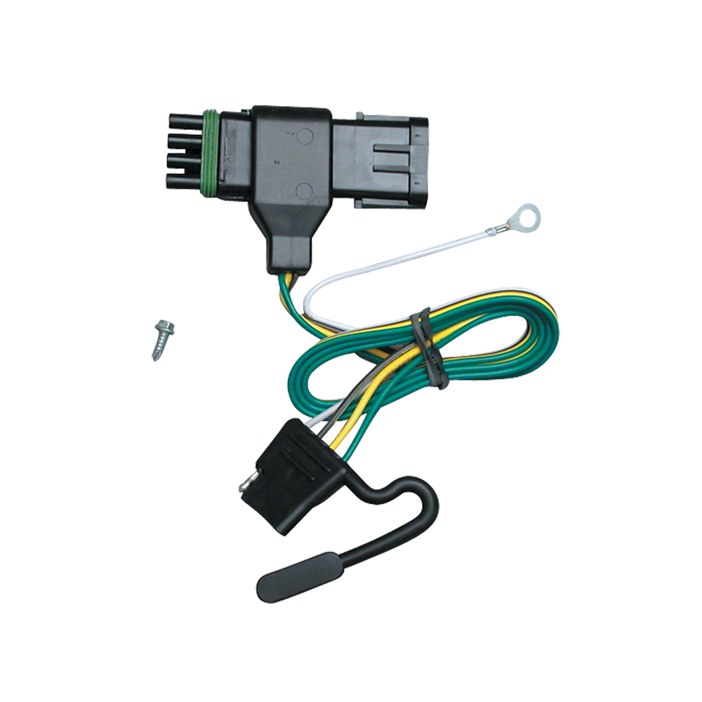 Fits 1988-1999 Chevrolet C1500 Trailer Hitch Tow PKG w/ 4-Flat Wiring Harness By Reese Towpower