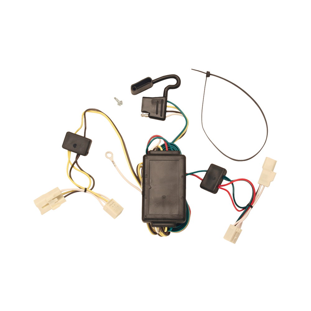 Fits 2001-2005 Toyota RAV4 7-Way RV Wiring + Tekonsha Voyager Brake Control + Generic BC Wiring Adapter + 7-Way Tester and Trailer Emulator By Tekonsha