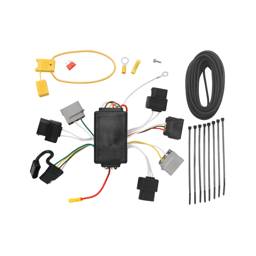 Fits 2005-2007 Ford Escape Trailer Hitch Tow PKG w/ 4-Flat Wiring Harness + Triple Ball Ball Mount 1-7/8" & 2" & 2-5/16" Trailer Balls + Pin/Clip + Wiring Bracket By Reese Towpower