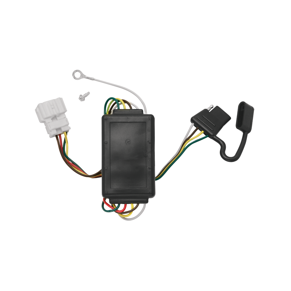 Se adapta al paquete de enganche de remolque Honda CR-V 2007-2011 con arnés de cableado de 4 planos + barra de tracción + bolas intercambiables de 1-7/8" y 2" + bloqueo de enganche de Reese Towpower