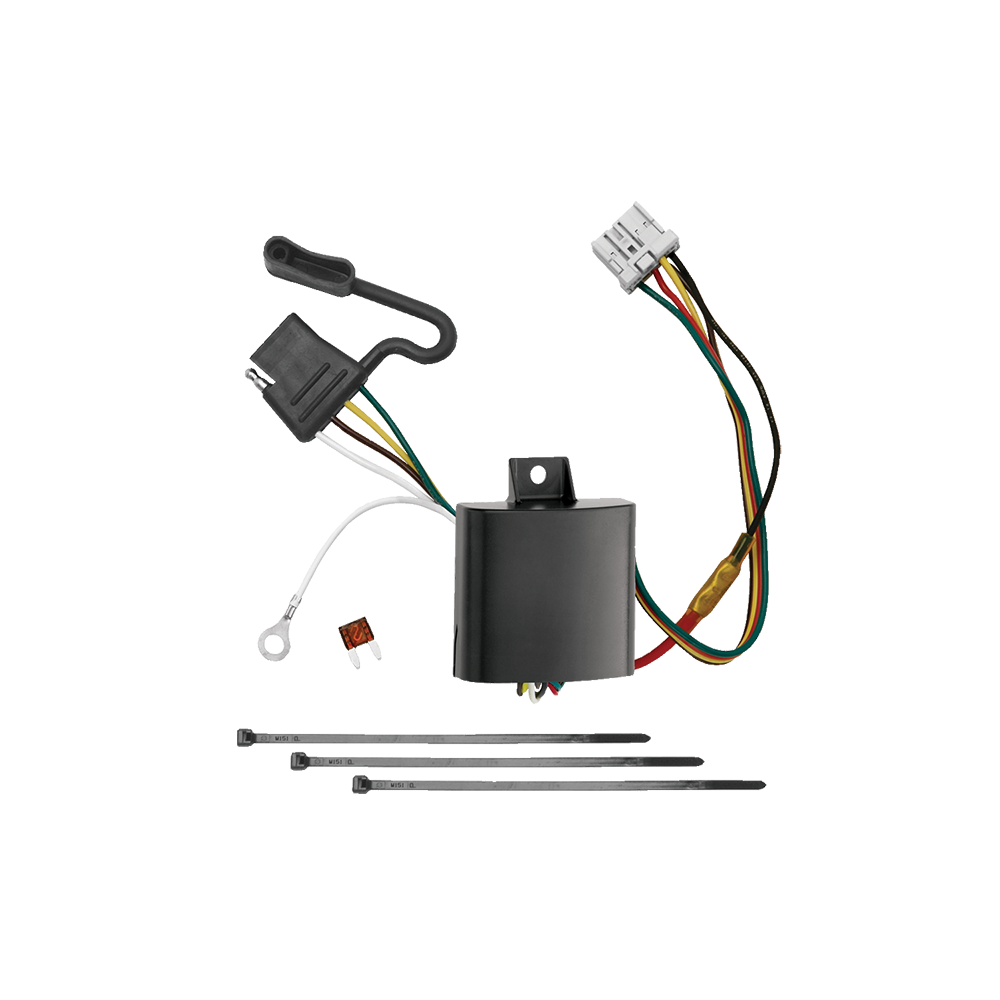 Se adapta al paquete de enganche de remolque Honda Odyssey 2005-2010 con cableado plano de 4 + soporte de bola con caída de 4" + bola de 2-5/16" de Draw-Tite