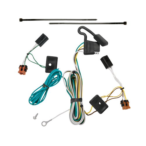 Se adapta al paquete de enganche de remolque GMC Acadia 2007-2012 con cableado plano de 4 + soporte de bola con caída de 2" + bola de 2-5/16" de Reese Towpower