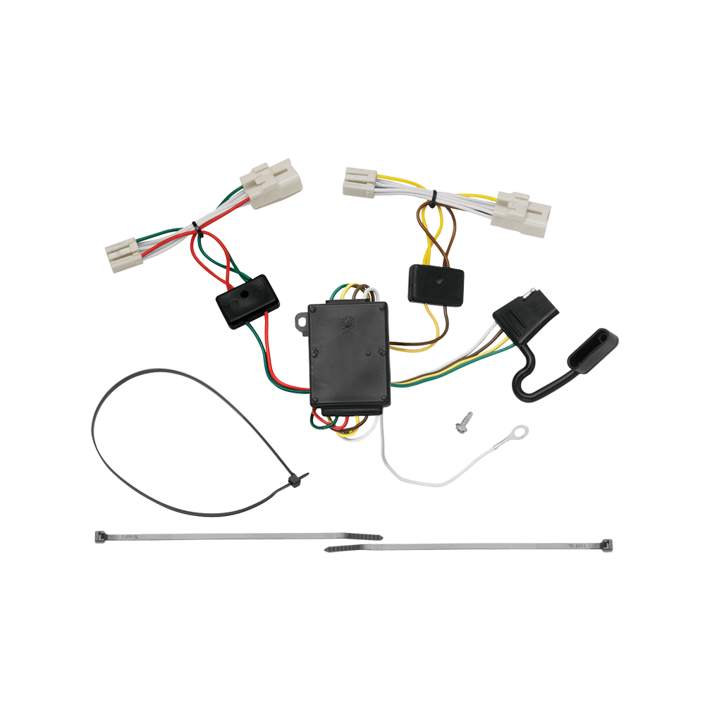 Tekonsha se adapta al arnés de cableado del remolque del extremo del vehículo de 4 planos KIA Optima 2011-2020 + soporte de cableado