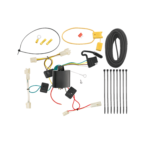 Fits 2004-2006 Lexus RX330 Trailer Hitch Tow PKG w/ 4-Flat Wiring + Starter Kit Ball Mount w/ 2" Drop & 2" Ball + 2-5/16" Ball By Reese Towpower