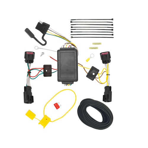 Se adapta al paquete de enganche de remolque Chevrolet Equinox 2010-2017 con cableado plano de 4 + kit de montaje de bola de inicio con caída de 2" y bola de 2" de Reese Towpower