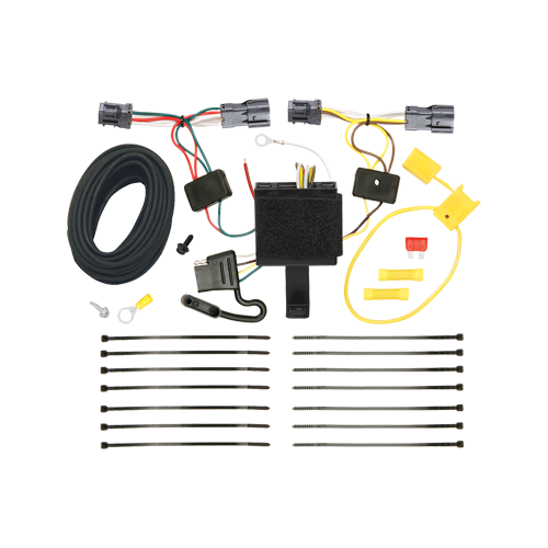 Se adapta al paquete de enganche de remolque KIA Sorento 2011-2013 con cableado plano de 4 + kit de montaje de bola de inicio con caída de 2" y bola de 2" + bola de 2-5/16" (para modelos EX, con motor I4) por Draw -Tita