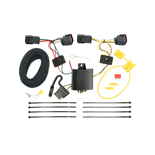 Se adapta al paquete de remolque con enganche para remolque Chevrolet Cruze 2016-2016 con arnés de cableado de 4 planos + barra de tracción + bola de 1-7/8" + bloqueo de enganche (para modelos limitados) de Draw-Tite