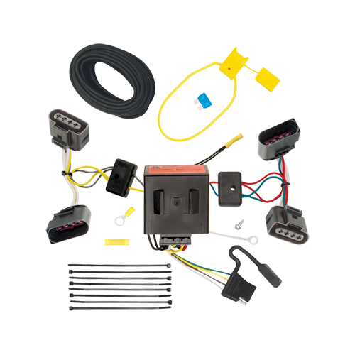 Fits 2004-2010 Volkswagen Touareg 7-Way RV Wiring + Tekonsha Primus IQ Brake Control + 7-Way Tester and Trailer Emulator (For All Styles Models) By Tekonsha