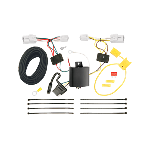 Tekonsha se adapta al arnés de cableado del remolque del extremo del vehículo de 4 planos del Hyundai Elantra Coupe 2013-2014 + soporte de cableado + probador de cableado + grasa eléctrica