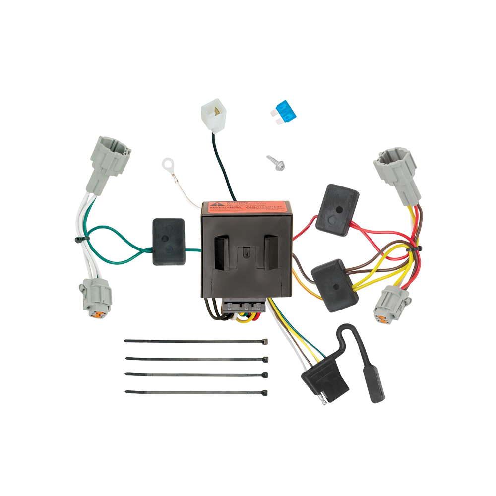 Se adapta al paquete de enganche de remolque Nissan Quest 2011-2016 con control de freno Tekonsha Primus IQ + cableado RV de 7 vías + soporte de bola y caída de 2" y 2-5/16" de Reese Towpower