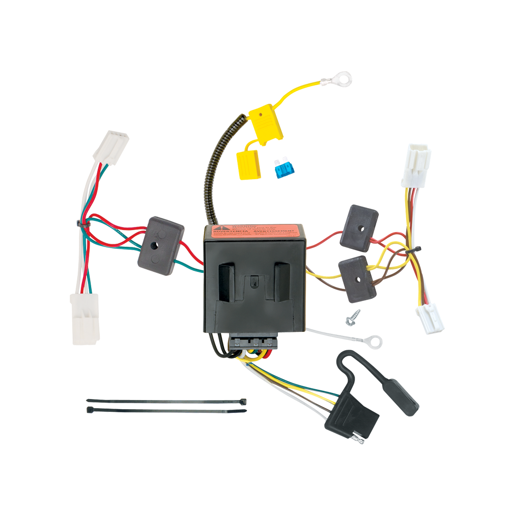 Se adapta al cableado de RV de 7 vías Dodge Charger 2011-2014 + control de frenos Tekonsha Brakeman IV + adaptador de cableado BC genérico + adaptador de 7 vías a 4 vías de Tekonsha