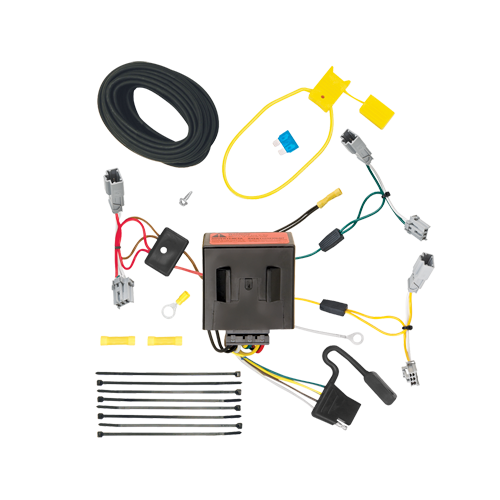 Se adapta al paquete de remolque con enganche para remolque Mazda CX-5 2013-2016 con arnés de cableado de 4 planos + barra de tracción + bola de 2" + soporte de cableado + cubierta de enganche de Reese Towpower