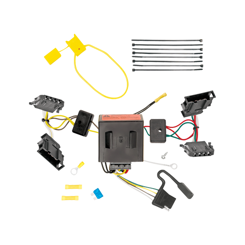 Se adapta al paquete de enganche de remolque Volkswagen Jetta 2015-2018 con arnés de cableado de 4 planos + barra de tracción + bolas intercambiables de 1-7/8" y 2" + bloqueo de enganche (para sedán, excepto modelos híbridos y TDI) de Draw-Tite