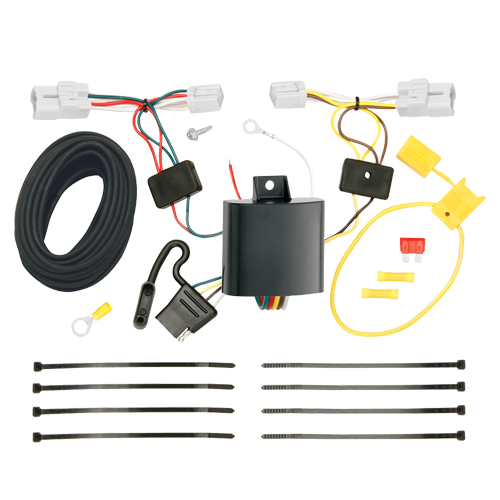 Fits 2012-2016 Subaru Impreza Trailer Hitch Tow PKG w/ 4-Flat Wiring Harness + Draw-Bar + Interchangeable 1-7/8" & 2" Balls + Wiring Bracket + Dual Hitch & Coupler Locks (For Sedan, Except WRX & WRX STi Models) By Draw-Tite