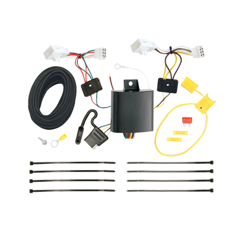 Se adapta al paquete de remolque con enganche de remolque Lexus ES350 2013-2018 con arnés de cableado de 4 planos + kit de inicio de enclavamiento con bola de 2" Caída de 2-1/2" Elevación de 2" (excluye: modelos híbridos) de Reese Towpower