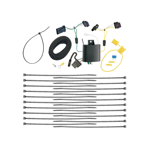 Fits 2015-2023 Jeep Renegade 7-Way RV Wiring + Tekonsha BRAKE-EVN Brake Control + Generic BC Wiring Adapter + 7-Way Tester and Trailer Emulator By Tekonsha