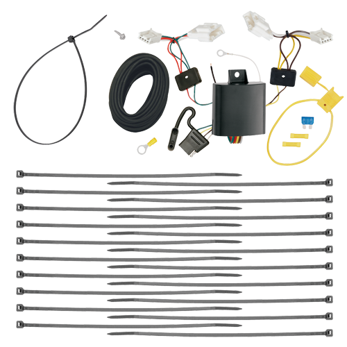 Se adapta al paquete de remolque de enganche de remolque Lexus NX200t 2015-2017 con cableado plano de 4 + soporte de bola con caída de 4" + bola de 2" + bola de 2-5/16" de Reese Towpower