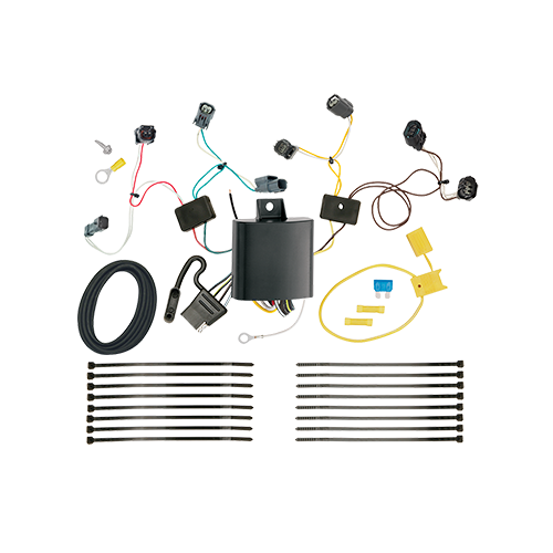 Se adapta al paquete de remolque de enganche de remolque Honda Civic 2016-2021 con arnés de cableado de 4 planos + barra de tracción + bola de 2" (para sedán, excepto modelos con escape central) de Reese Towpower