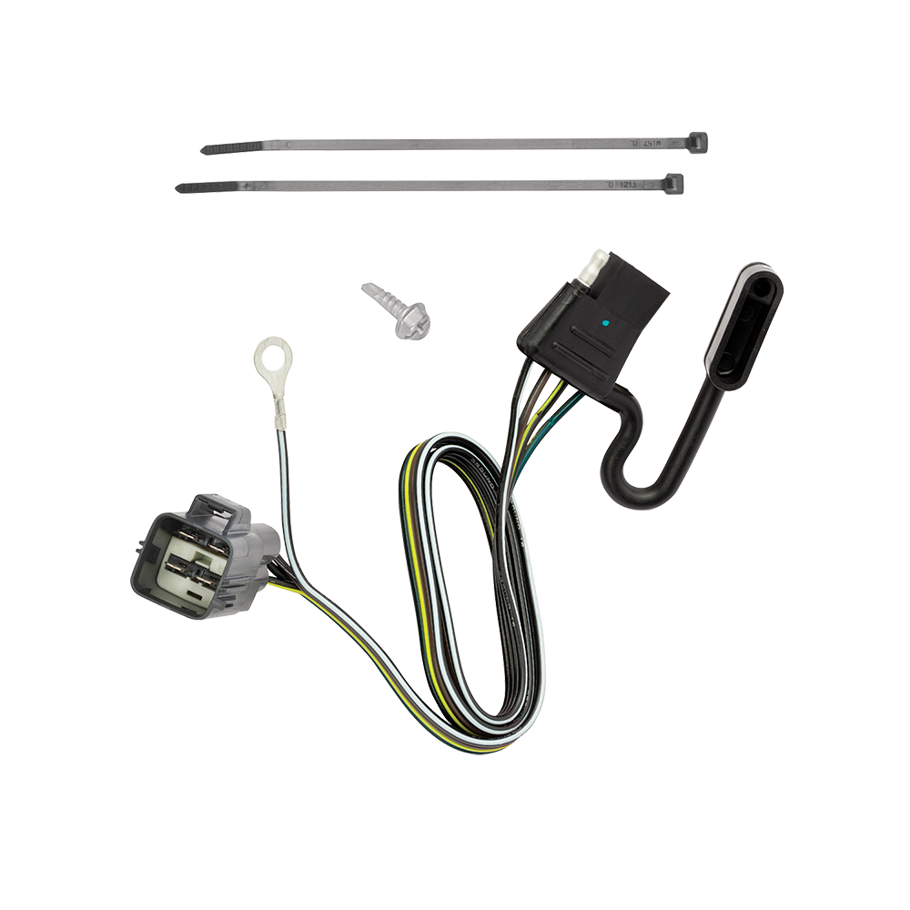 Se adapta al paquete de enganche de remolque Chevrolet Blazer 2019-2023 con cableado de 4 planos + soporte de bola con caída de 4" + bola de 2-5/16" + soporte de cableado + bloqueo de enganche + cubierta de enganche de Draw-Tite