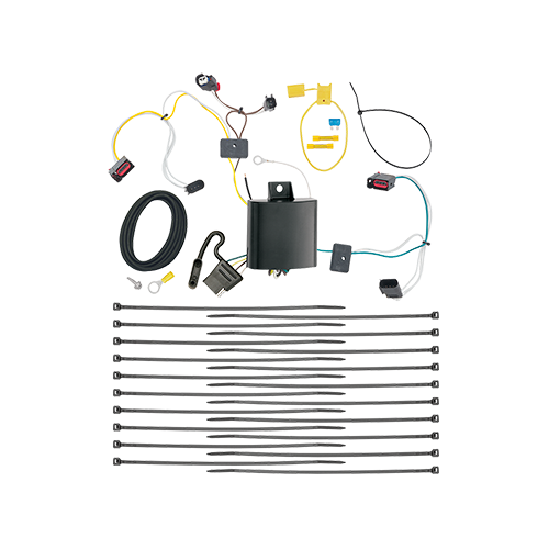 Se adapta al paquete de remolque de enganche de remolque Jeep Grand Cherokee WK 2022-2023 con cableado plano de 4 + kit de inicio táctico de enclavamiento con caída de 2" y bola de 2" de Reese Towpower