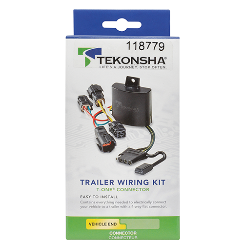 Fits 2019-2023 Jeep Cherokee 7-Way RV Wiring + Tekonsha Prodigy P3 Brake Control + Plug & Play BC Adapter + 7-Way Tester By Tekonsha