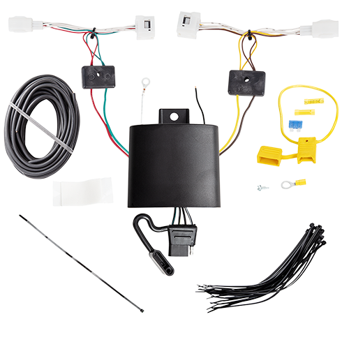 Se adapta al paquete de remolque con enganche de remolque Mazda 3 2019-2024 con arnés de cableado de 4 planos + barra de tracción + bola de 1-7/8" + 2" + soporte de cableado (para modelos sedán) de Draw-Tite