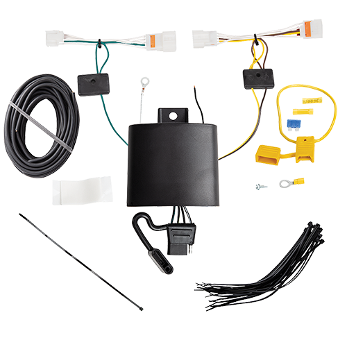 Fits 2020-2023 Hyundai Sonata Trailer Hitch Tow PKG w/ 4-Flat Wiring Harness + Draw-Bar + 1-7/8" Ball By Reese Towpower