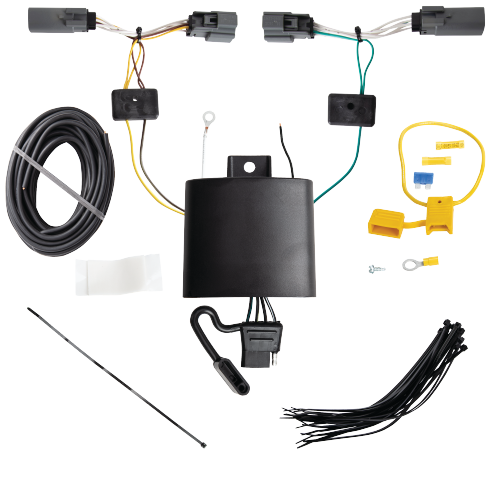 Fits 2022-2023 Ford Maverick Trailer Hitch Tow PKG w/ 4-Flat Wiring + Starter Kit Ball Mount w/ 2" Drop & 2" Ball By Reese Towpower