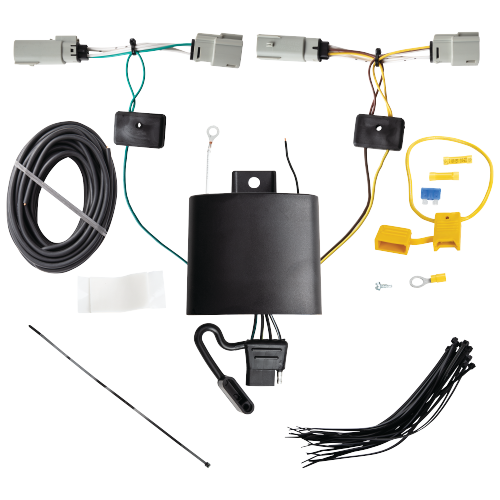 Fits 2021-2023 Ford Bronco Trailer Hitch Tow PKG w/ 4-Flat Wiring + Starter Kit Ball Mount w/ 2" Drop & 2" Ball + 1-7/8" Ball + Wiring Bracket + Dual Hitch & Coupler Locks + Hitch Cover + Wiring Tester + Ball Lube + Electric Grease + Ball Wrench + An
