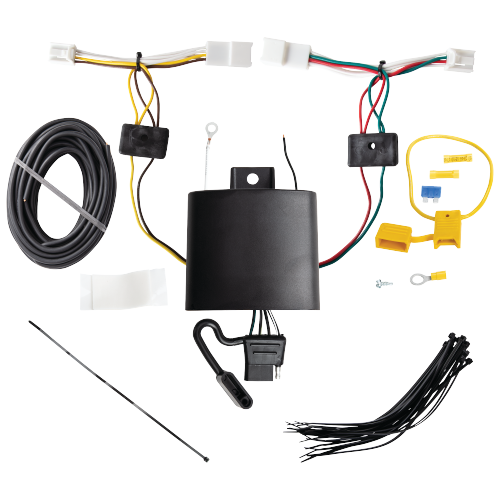 Fits 2022-2022 Lexus NX350 Trailer Hitch Tow PKG w/ 4-Flat Wiring Harness + Draw-Bar + 1-7/8" + 2" Ball (Excludes: F Sport Models) By Draw-Tite