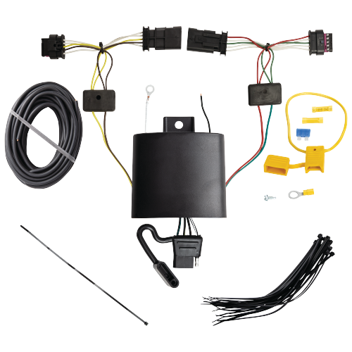 Se adapta al paquete de enganche de remolque Tesla Y 2021-2023 con control de freno piloto Pro Series + adaptador de cableado BC genérico + cableado RV de 7 vías + soporte de bola y caída de 2" y 2-5/16" de Reese Towpower