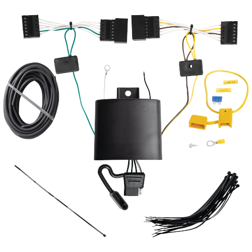 Fits 2022-2023 BMW X3 Trailer Hitch Tow PKG w/ 4-Flat Wiring Harness + Dual Ball Ball Mount 1-7/8" & 2" Trailer Balls + Pin/Clip + Wiring Bracket By Reese Towpower