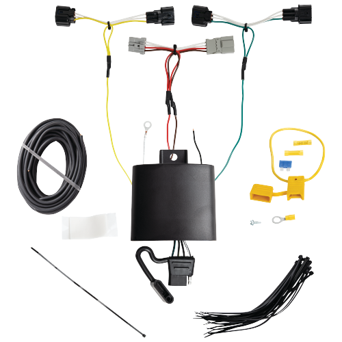 Fits 2018-2023 Hyundai Kona 7-Way RV Wiring + Tekonsha Primus IQ Brake Control + 7-Way Tester and Trailer Emulator By Tekonsha