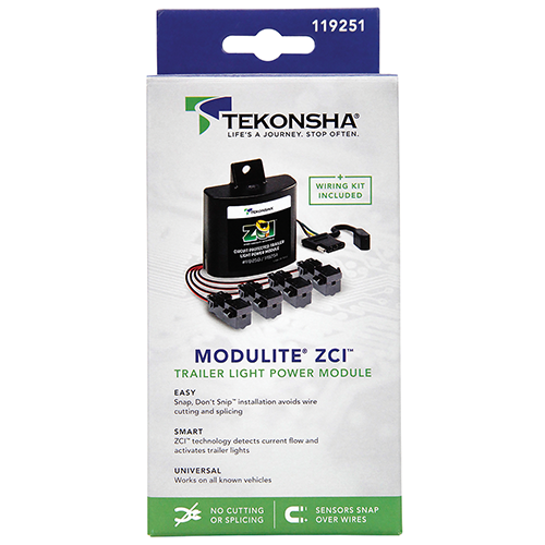 Se adapta al cableado de 7 vías Lincoln MKT RV 2010-2011 con módulo ZCI de contacto cero + control de freno Tekonsha Prodigy P2 + adaptador BC Plug &amp; Play de Tekonsha