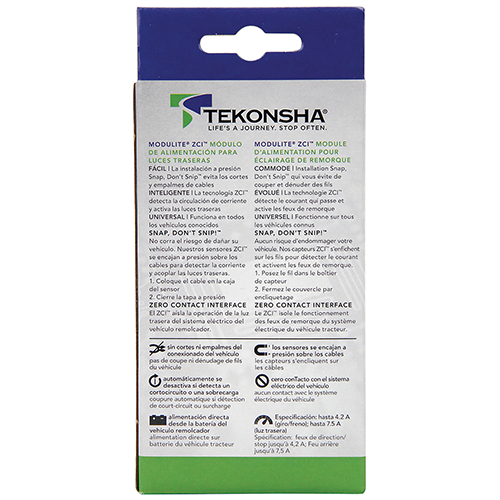 Fits 2000-2005 Pontiac Bonneville 4-Flat Zero Contact "No Splice" Wiring + Wiring Bracket + Wiring Tester + Electric Grease By Tekonsha