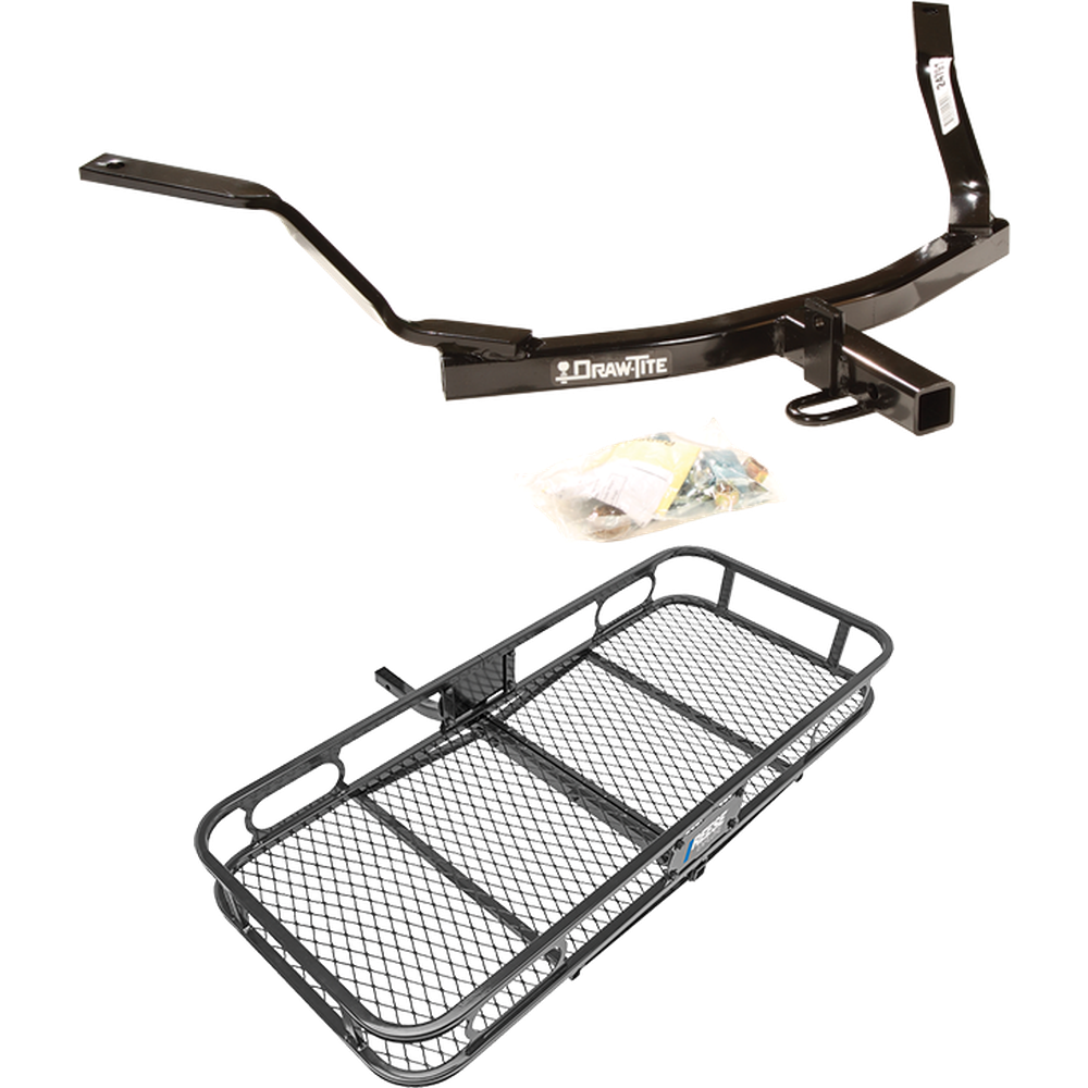 Fits 2001-2003 Acura CL Trailer Hitch Tow PKG w/ 48" x 20" Cargo Carrier Rack (For 3.2 Engine Models) By Draw-Tite