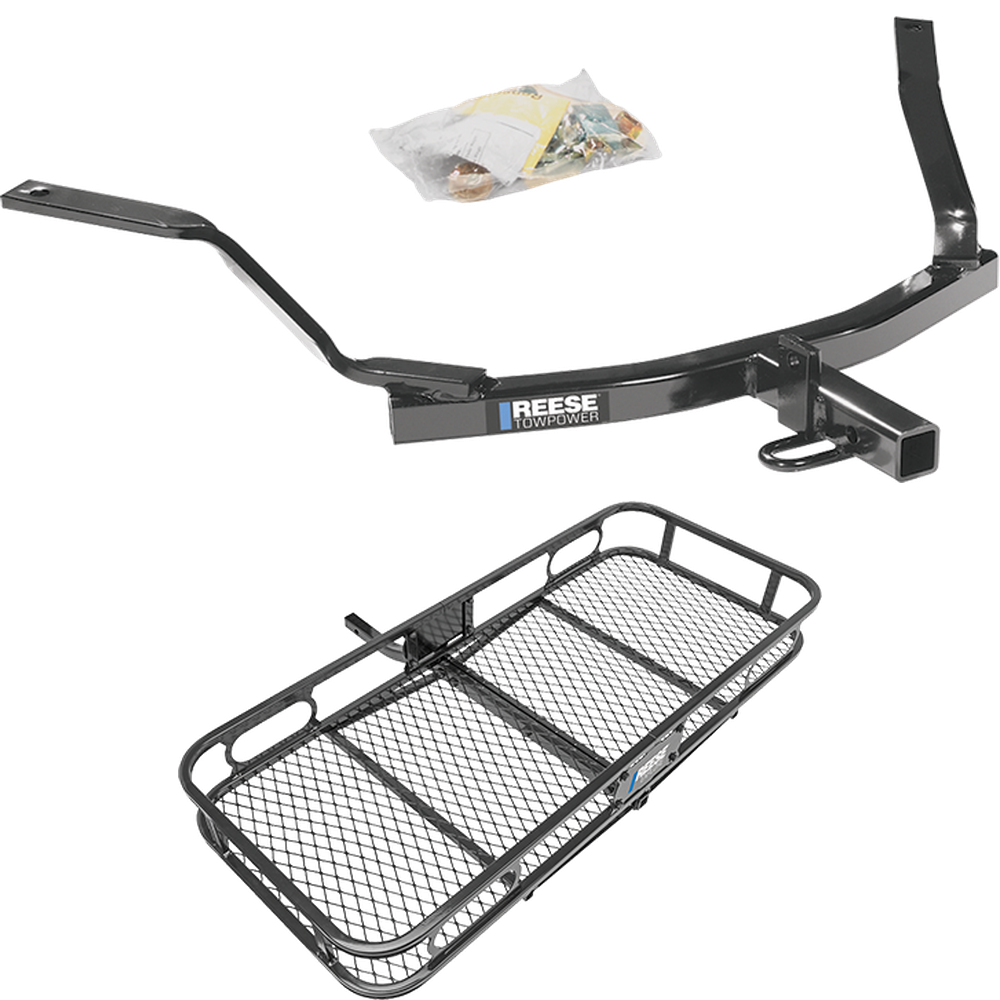 Fits 2001-2003 Acura CL Trailer Hitch Tow PKG w/ 48" x 20" Cargo Carrier Rack (For 3.2 Engine Models) By Reese Towpower